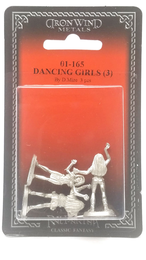 Ral Partha Dancing Girls (3 Pieces) #01-165 Unpainted Fantasy Metal Figure