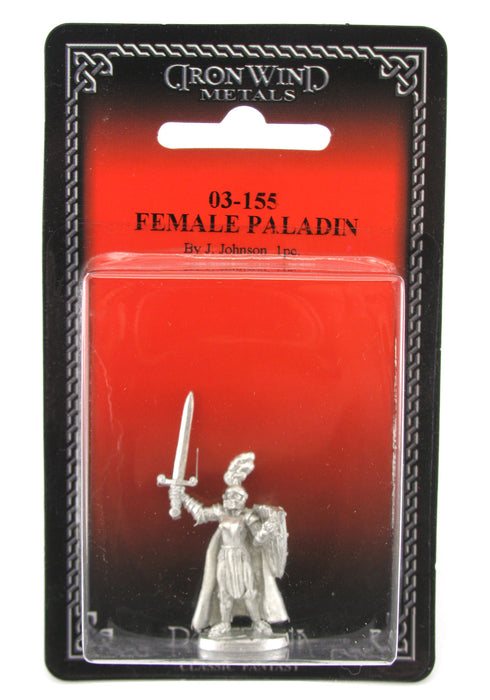 Female Paladin #03-155 Classic Ral Partha Fantasy RPG Metal Figure