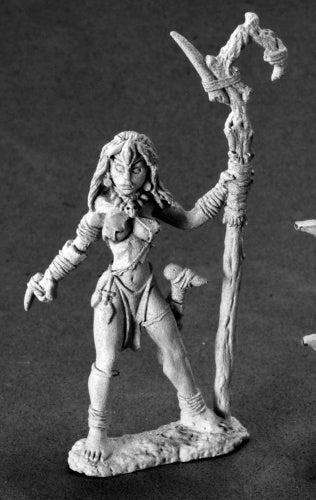 Reaper Miniatures Zala Natar, Huntress #03559 Dark Heaven Unpainted Metal