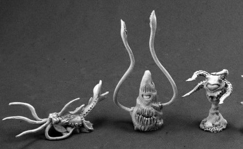 Reaper Miniatures Mini Monsters (3 Pieces) #03595 Dark Heaven Unpainted Metal