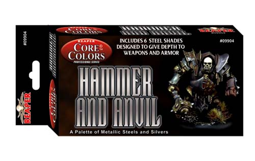 Fast Palette Core Colors Paint Set (6 Bottles) #09904 - Hammer and Anvil