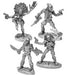 Halloweener Gang Lieutennant and 3 Gangers #20-553 Shadowrun Metal Miniature