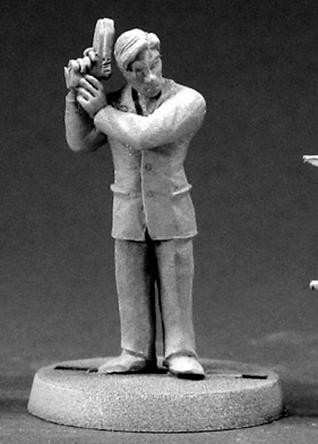 Reaper Miniatures Daniel Sterling, Secret Agent of GUARD #50010 Chronoscope