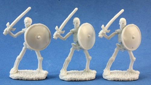 Reaper Miniatures Skeletal Swordsman (3) #77017 Bones D&D RPG Mini Figure