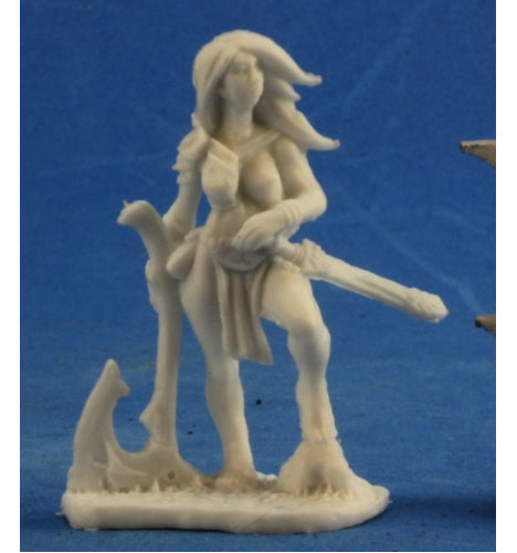 Reaper Miniatures Tyrea Bronzelocks, Barbarian #77374 Bones Unpainted Figure