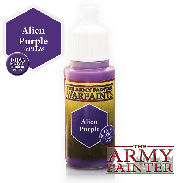 The Army Painter Acrylic Warpaints: Alien Purple 18mL Eyedropper Paint Bottle