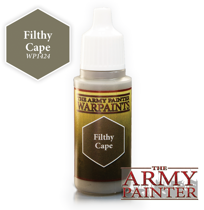 The Army Painter Acrylic Warpaints: Filthy Cape 18mL Eyedropper Paint Bottle