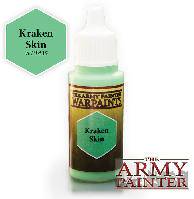 The Army Painter Acrylic Warpaints: Kraken Skin 18mL Eyedropper Paint Bottle
