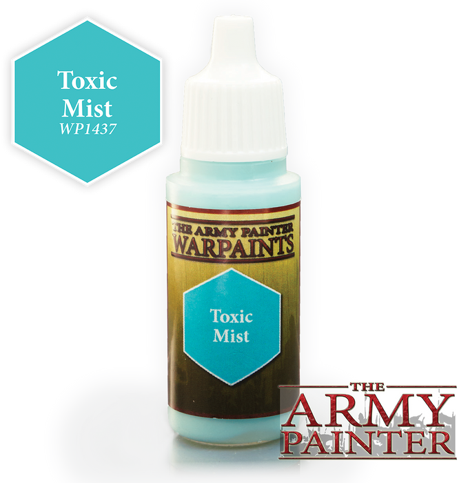 The Army Painter Acrylic Warpaints: Toxic Mist 18mL Eyedropper Paint Bottle