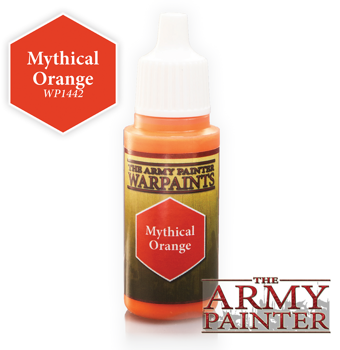 The Army Painter Acrylic Warpaints: Mythical Orange 18mL Eyedropper Paint Bottle