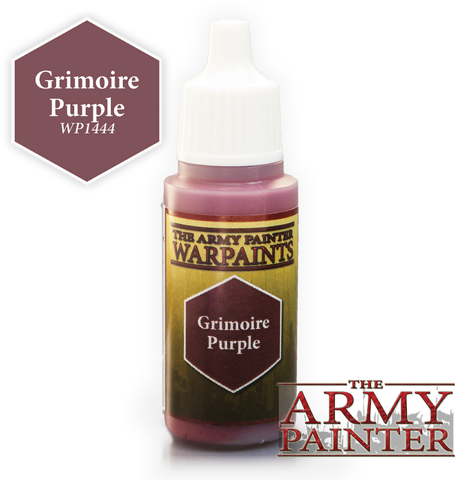 The Army Painter Acrylic Warpaints: Grimoire Purple 18mL Eyedropper Paint Bottle