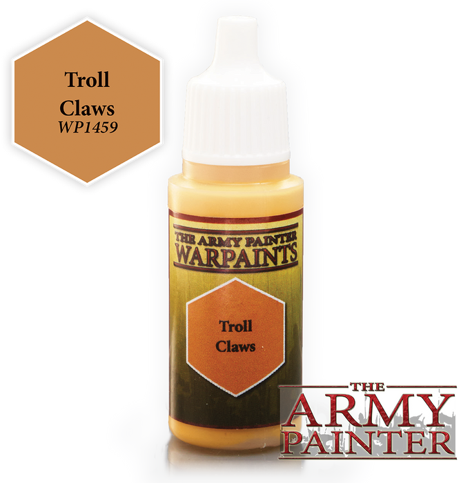 The Army Painter Acrylic Warpaints: Troll Claws 18mL Eyedropper Paint Bottle