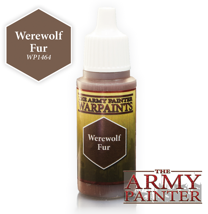 The Army Painter Acrylic Warpaints: Werewolf Fur 18mL Eyedropper Paint Bottle