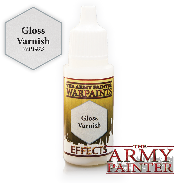 The Army Painter Effect Warpaints: Gloss Varnish 18mL Eyedropper Paint Bottle