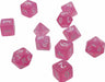 Polyhedral 11 Piece Eclipse Dice Set - Hot Pink