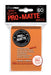 Pro-Matte Small Size Deck Protector Sleeves 62mm x 89mm: Orange 60ct