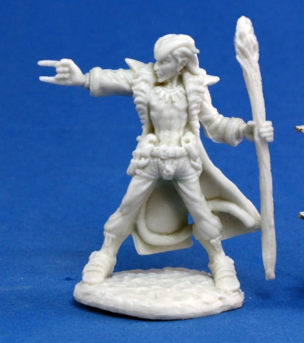 Reaper Miniatures Damien, Hellborn Wizard #77149 Bones Unpainted Plastic Figure