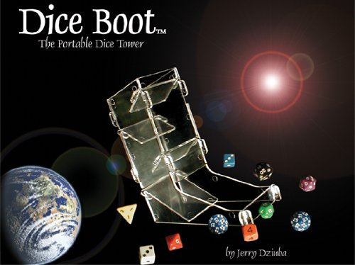 Chessex Dice Boot Dice Tower - Clear