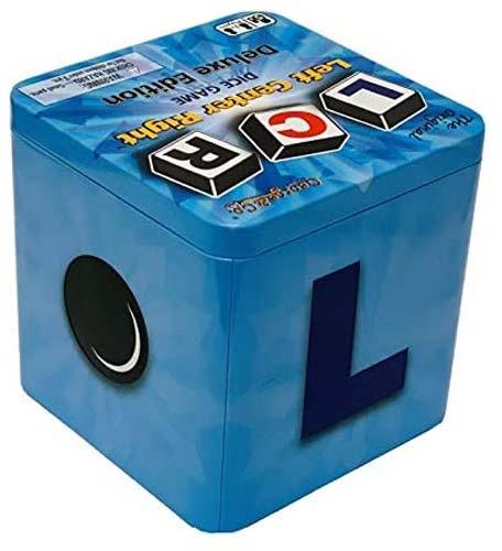 LCR Left Center Right DICE Game - Deluxe Box Edition