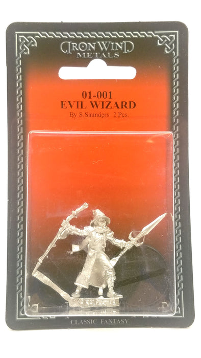 Ral Partha Ral, Evil Wizard #01-001 Unpainted Classic Fantasy RPG Metal Figure
