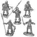Ral Partha Town Guardsmen (5 Pieces) #01-021 Unpainted Fantasy Metal Figure