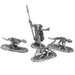 Ral Partha Skeletal Hunter and Three Pack Hounds #01-022 Unpainted Metal Figure