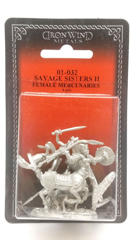 Ral Partha Savage Sisters Female Mercenaries - 2 Elves, Sprite, Centaur Figures