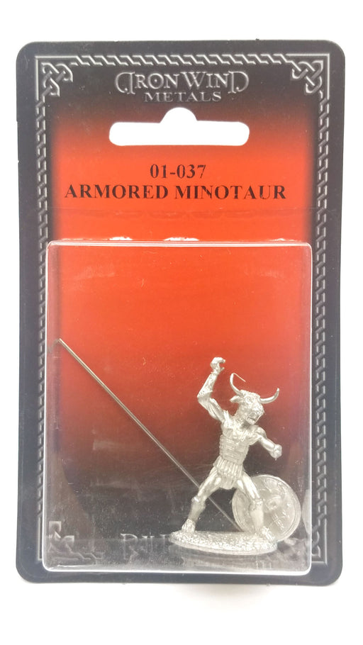 Ral Partha Armored Minotaur #01-037 Unpainted Classic Fantasy RPG Metal Figure