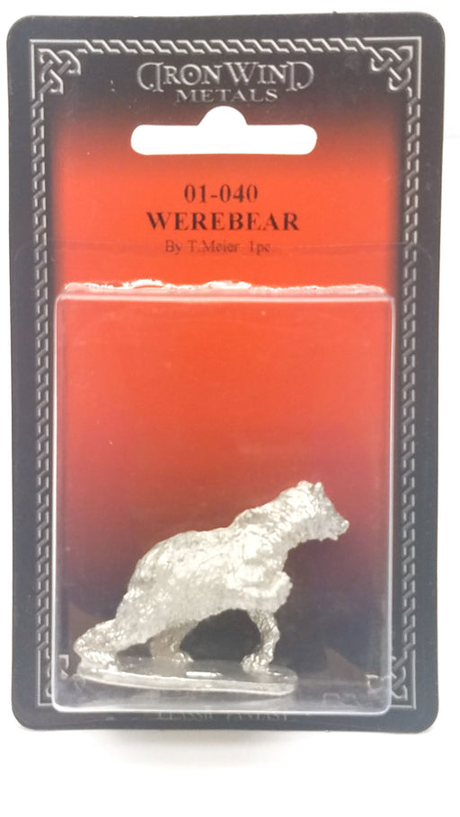 Ral Partha Werebear #01-040 Unpainted Classic Fantasy RPG D&D Metal Figure