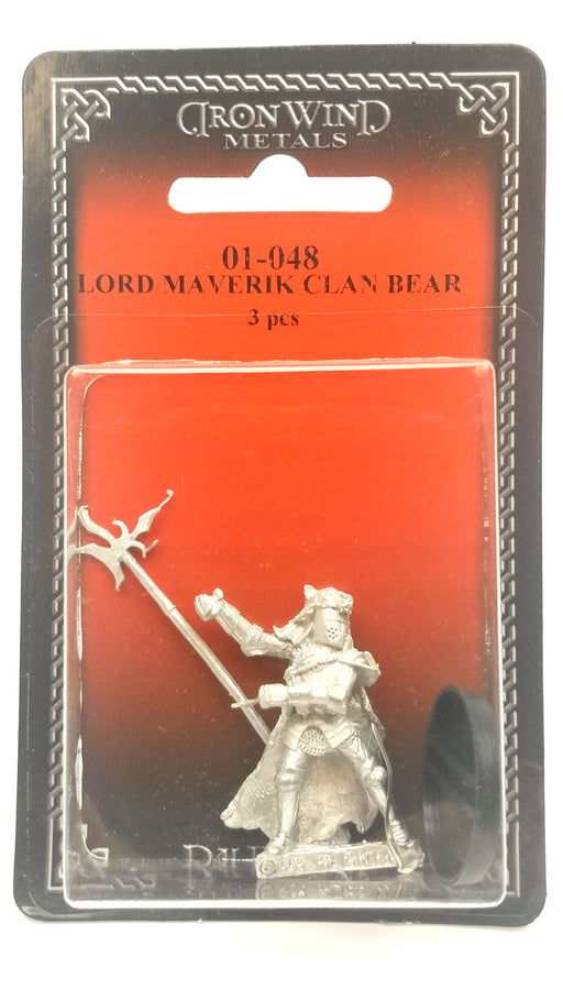 Ral Partha Lord Maverik, Clan Bear 01-048 Unpainted Classic Fantasy Metal Figure