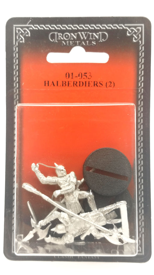 Ral Partha Halberdiers (2 Pieces) #01-053 Unpainted Classic Fantasy Metal Figure