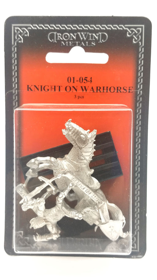 Ral Partha Knight on Warhorse #01-054 Unpainted Classic Fantasy RPG Metal Figure