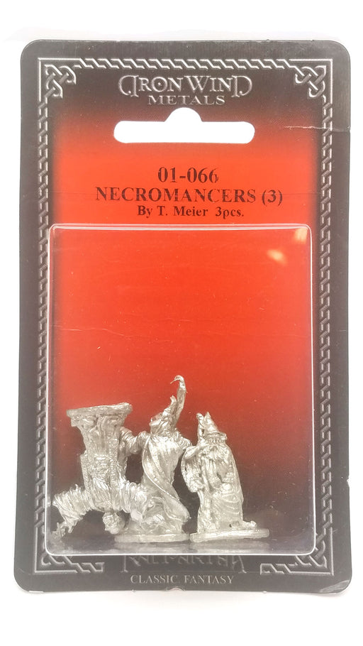 Ral Partha Necromancers (3 Pieces) 01-066 Unpainted Classic Fantasy Metal Figure