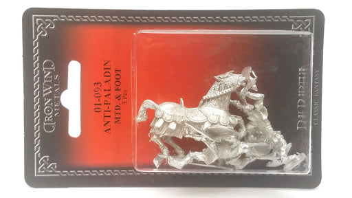 Ral Partha Anti-Paladin Set, Mounted and on Foot (2) #01-093 Unpainted Metal