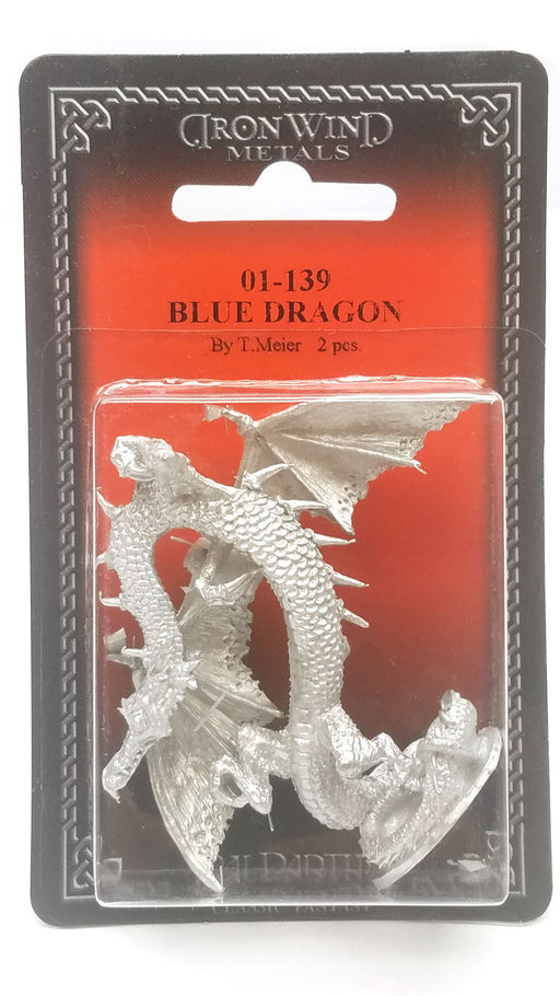 Ral Partha Blue Dragon #01-139 Unpainted Classic Fantasy RPG D&D Metal Figure