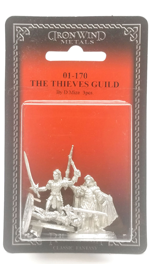 Ral Partha Thieves Guild, Guild Master and 2 Associates #01-170 Unpainted Metals