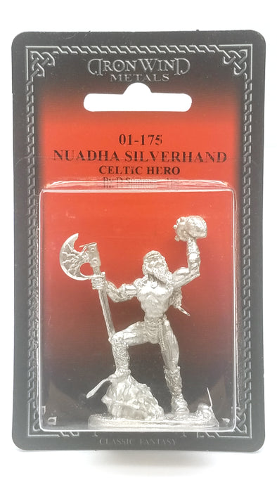 Ral Partha Nuadha Silverhand Celtic Hero Deity 01-175 Unpainted RPG Metal Figure