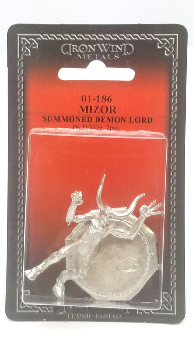 Ral Partha Mizor, Summoned Demon Lord #01-186 Unpainted Fantasy Metal Figure