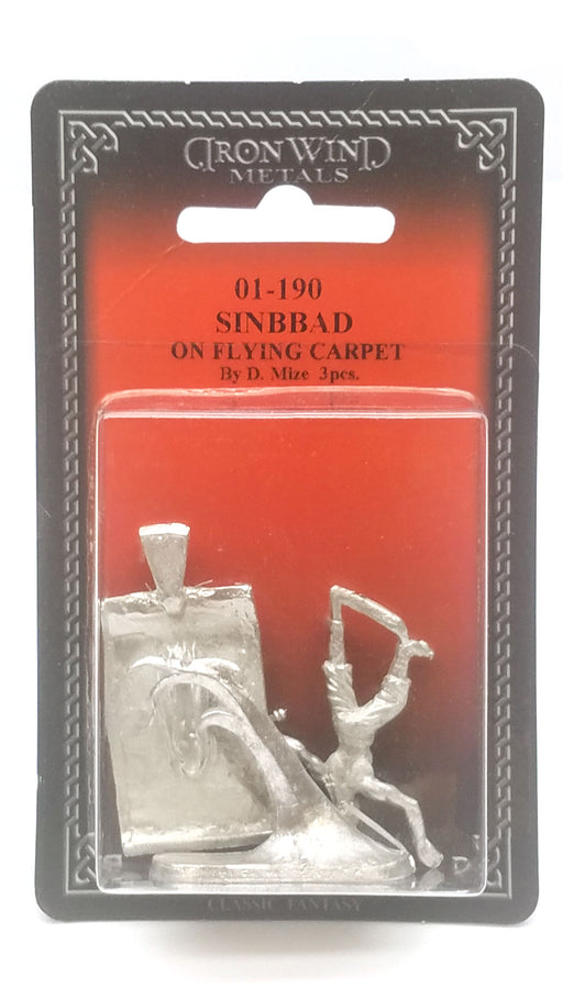 Ral Partha Sinbad on Flying Carpet 01-190 Unpainted Classic Fantasy Metal Figure