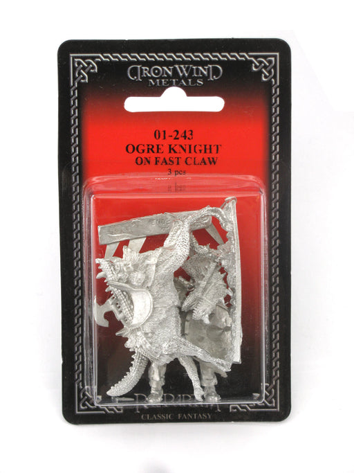 Ogre Knight/Reptile Mount #01-243 Classic Ral Partha Fantasy RPG Metal Figure