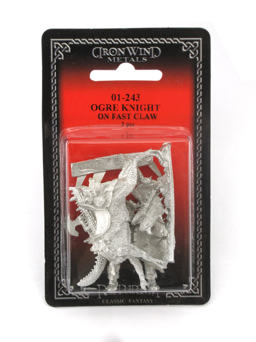 Ogre Knight/Reptile Mount #01-243 Classic Ral Partha Fantasy RPG Metal Figure