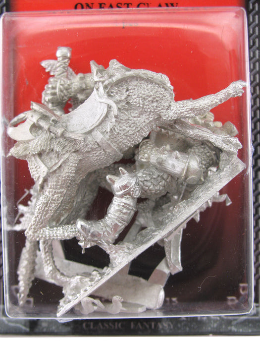 Ogre Chaos Lord/Reptile Mount 01-245 Classic Ral Partha Fantasy RPG Metal Figure