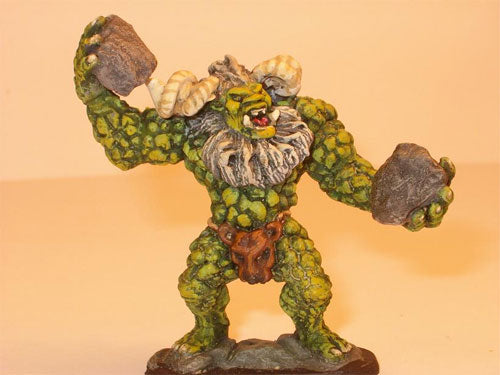 Rock Troll Throwing Rocks #01-248 Classic Ral Partha Fantasy RPG Metal Figure
