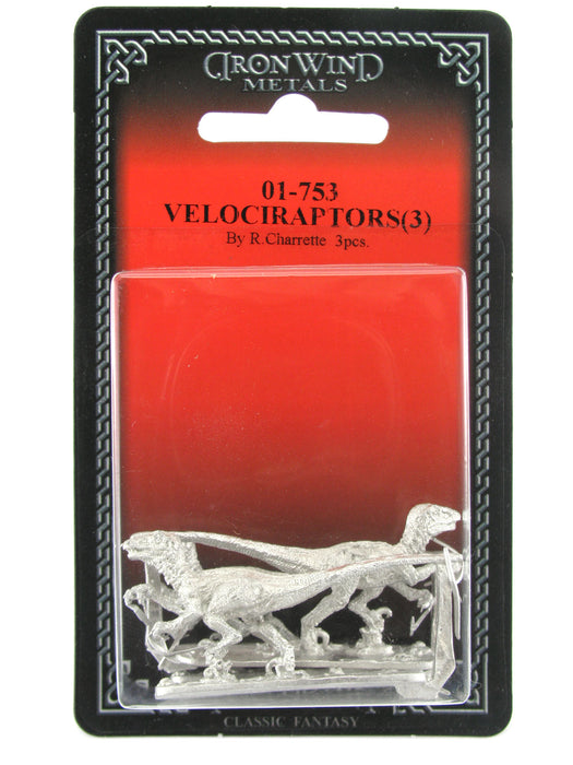 Velociraptors (3) #01-753 Classic Ral Partha Fantasy RPG Metal Figure
