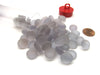 Tube of 40 Glass Gaming Stones (12-15mm) - Crystal Lilac Frosted