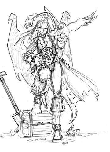 Reaper Miniatures Pirate Sophie #01420 Special Edition Unpainted RPG Mini Figure