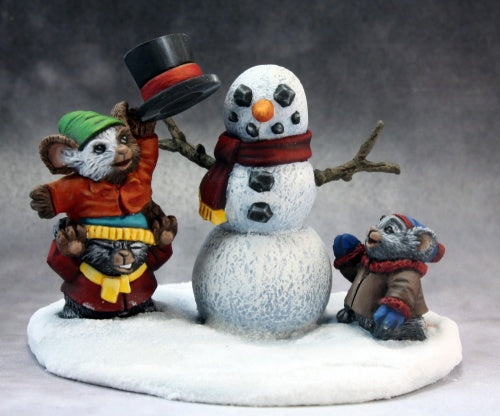 Reaper Miniatures Holiday Mouslings (3) #01436 Unpainted Special Edition Metal