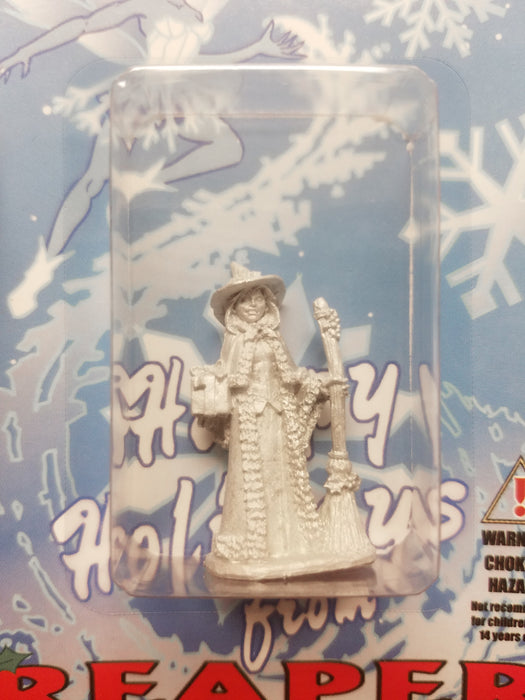 Reaper Miniatures Christmas Witch #01632 Special Edition Holiday Metal Mini