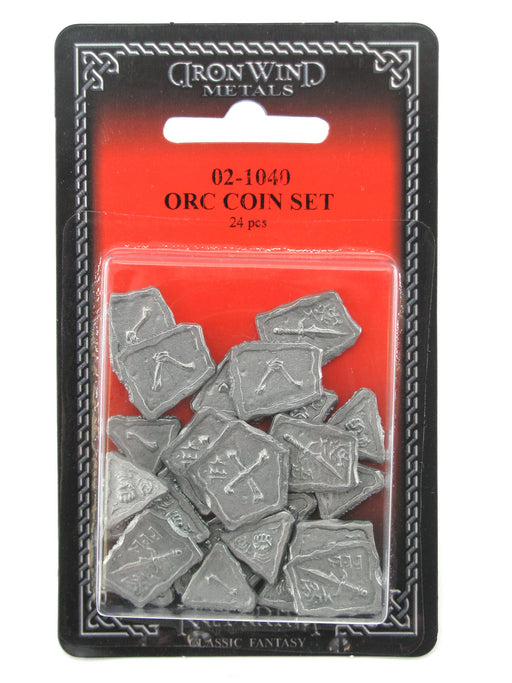 Orc Coins (1/4 lb, ~24 Pieces) #02-1040 Classic Ral Partha Fantasy RPG Accessory