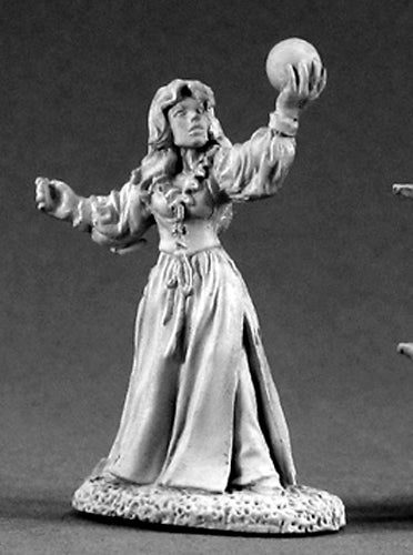 Reaper Miniatures Sarah the Seeress #02030 Dark Heaven Legends Unpainted Metal